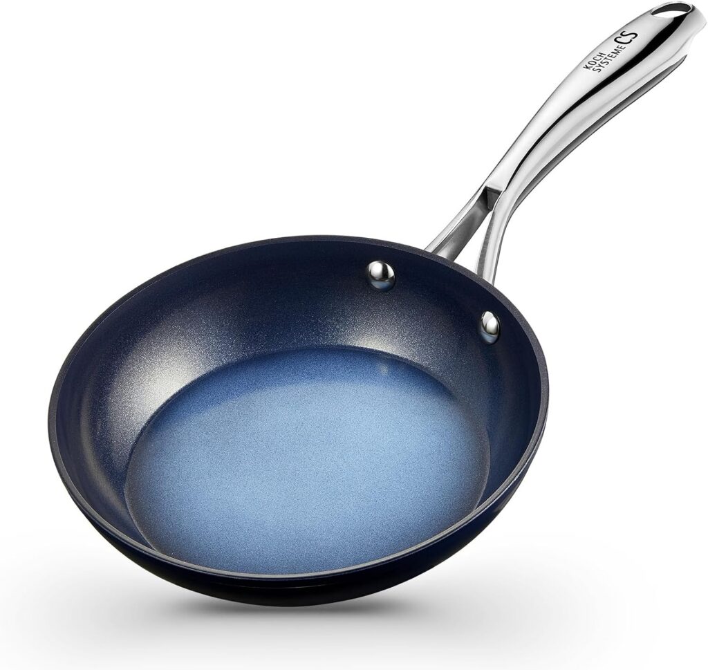 KOCH SYSTEME CS Ceramic Nonstick Omelette Frying Pan, 20cm