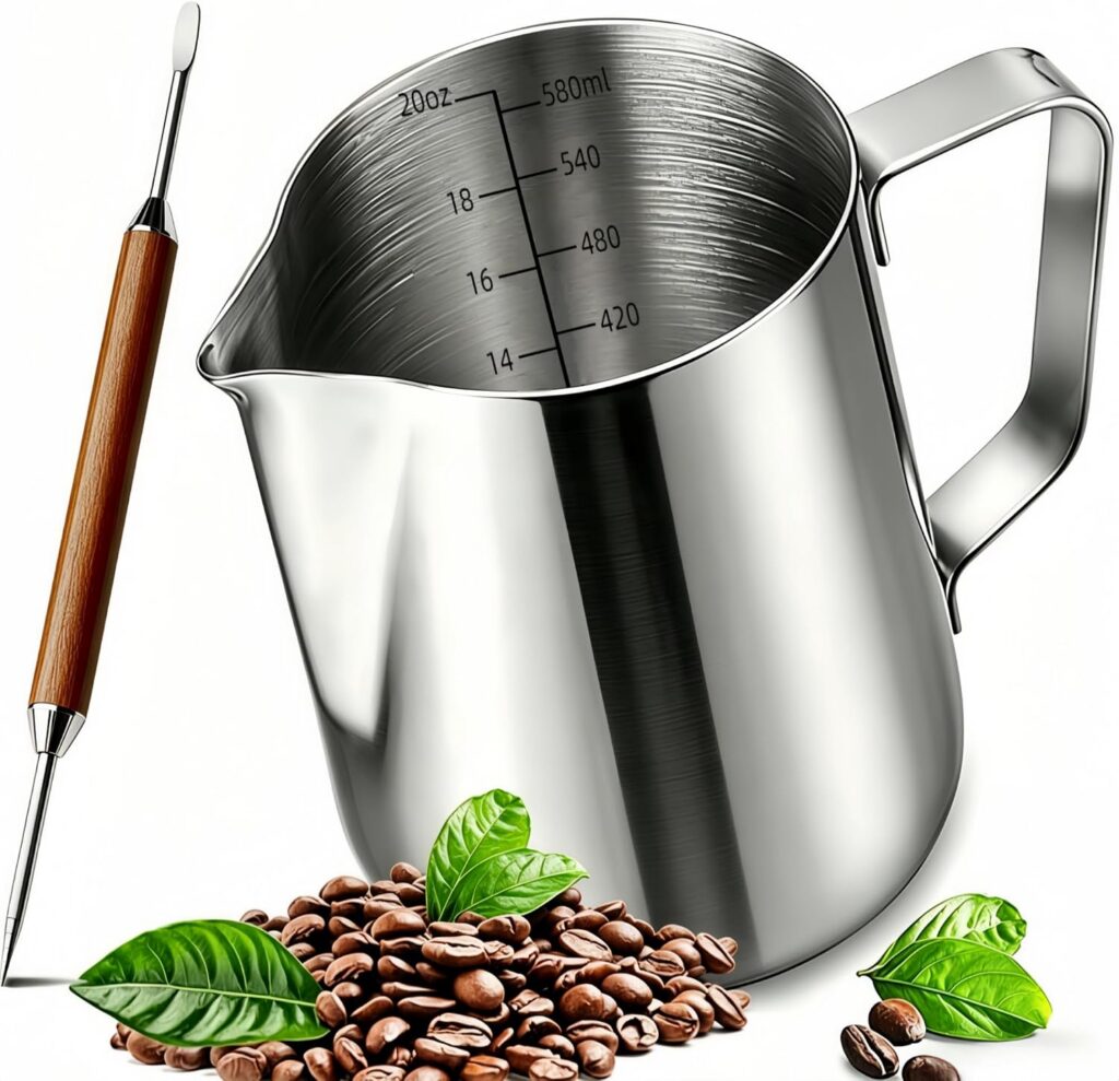 STX HONGZ 600ml Stainless Steel Frothing Pitcher