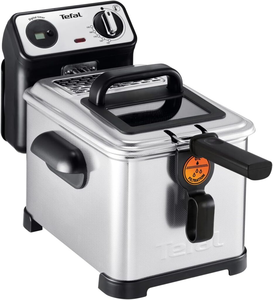 Tefal Filtra Pro FR5181 Deep Fryer, 4L Stainless Steel