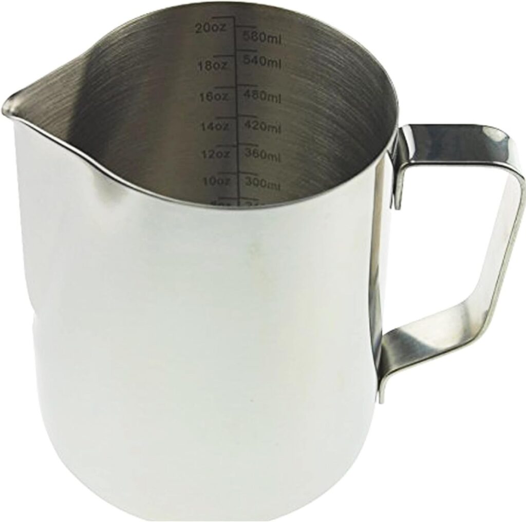 Thermometer World 600ml Stainless Steel Milk Jug