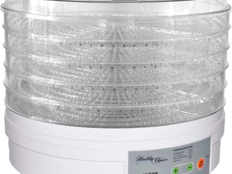 Healthy Choice 300W Food Dehydrator, 5-Tier Expandable to 10 Trays