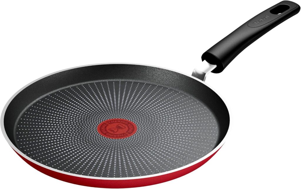 Tefal Daily Expert Red Titanium Nonstick Pancake Pan, 25cm