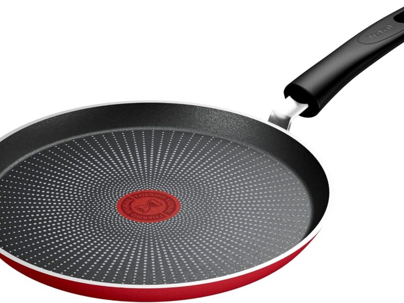 Tefal Daily Expert Red Titanium Nonstick Pancake Pan, 25cm