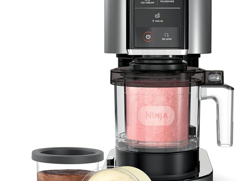 Ninja CREAMi Frozen Dessert Maker, 7 Treat Options, 3 Tubs