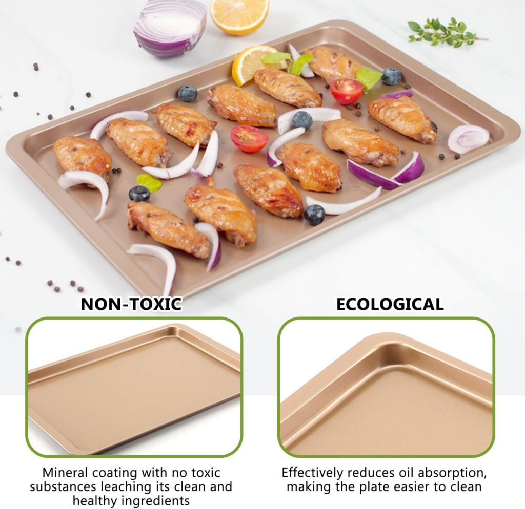 Two-Piece Nonstick Carbon Steel Baking Sheet Pans
