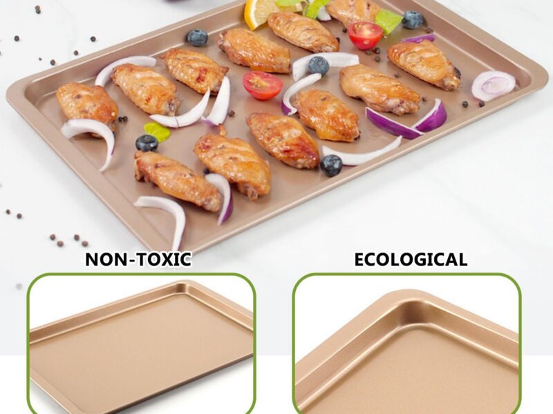 Two-Piece Nonstick Carbon Steel Baking Sheet Pans
