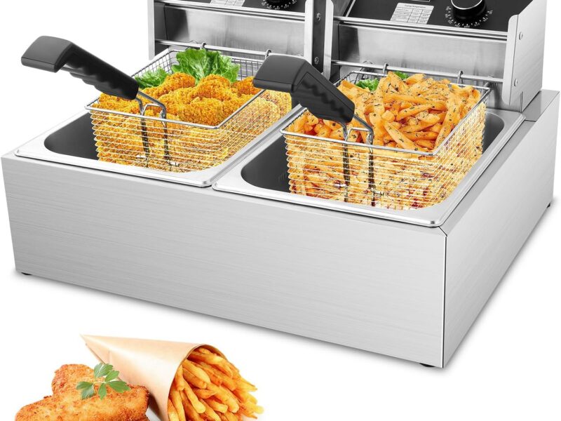 Commercial Electric Deep Fryer, 5000W, 12L