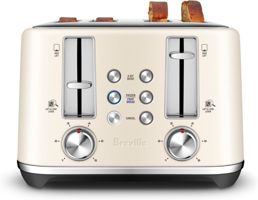 Breville ToastPro 4 Slice Toaster, Cream
