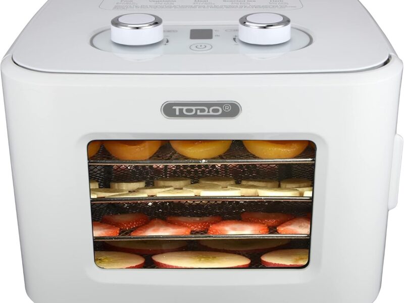 TODO 400W Stainless Steel Food Dehydrator, Yogurt & Fruit Dryer