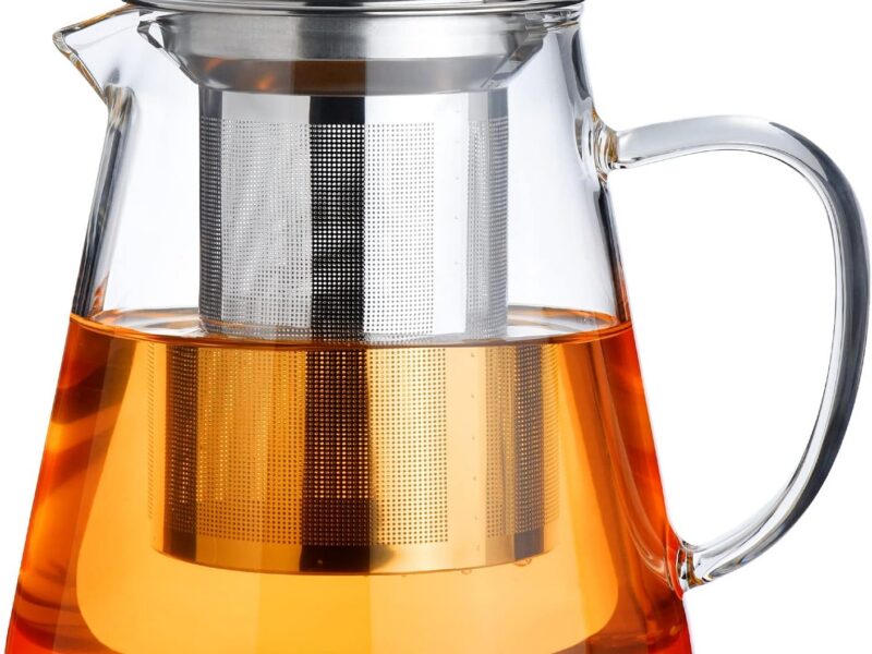 PARACITY Stovetop Borosilicate Tea Maker, 550ml