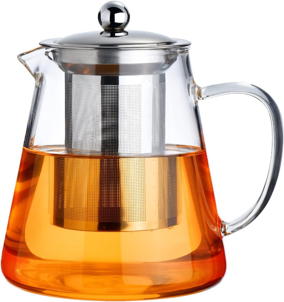 PARACITY Stovetop Borosilicate Tea Maker, 550ml