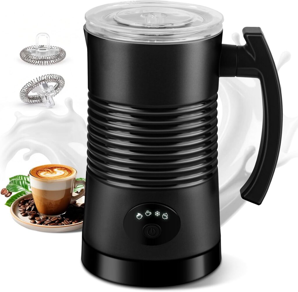 Quiet Four-in-One Milk Warmer & Foam Maker, 350ml