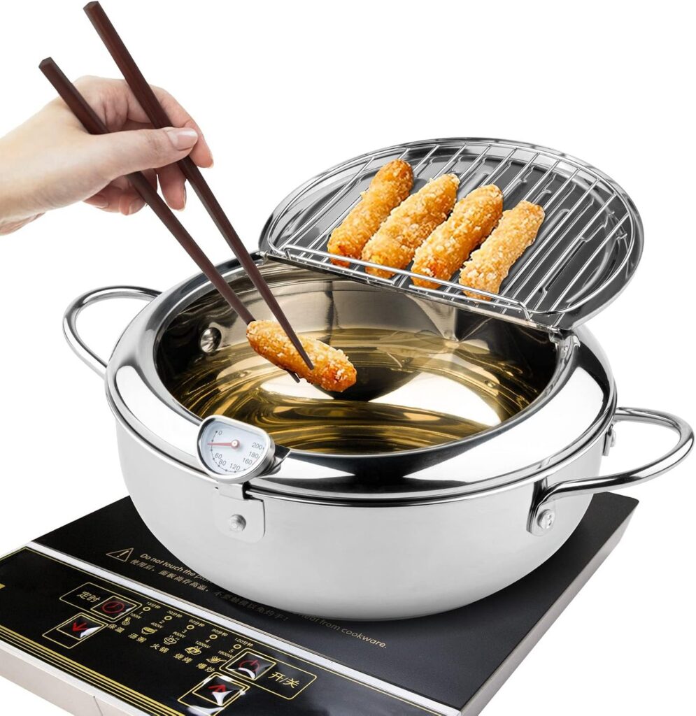 28cm 4.2L Japanese Style Tempura Frying Pot