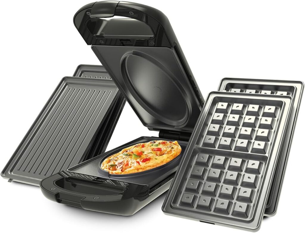 Drew&Cole CleverChef 5-Minute Multicooker Grill & Waffle Maker