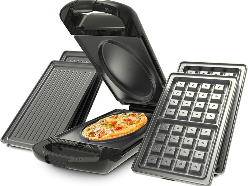 Drew&Cole CleverChef 5-Minute Multicooker Grill & Waffle Maker