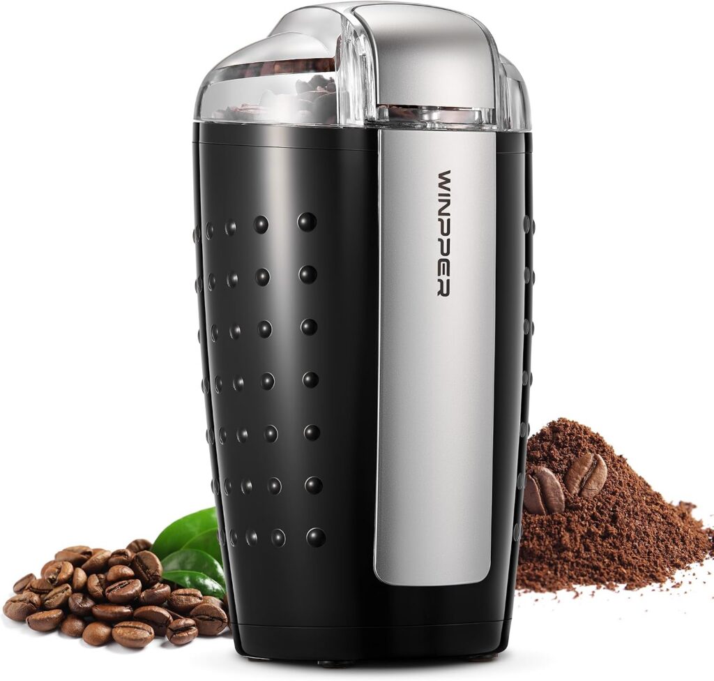 WINPPER 100g Electric Coffee and Spice Grinder