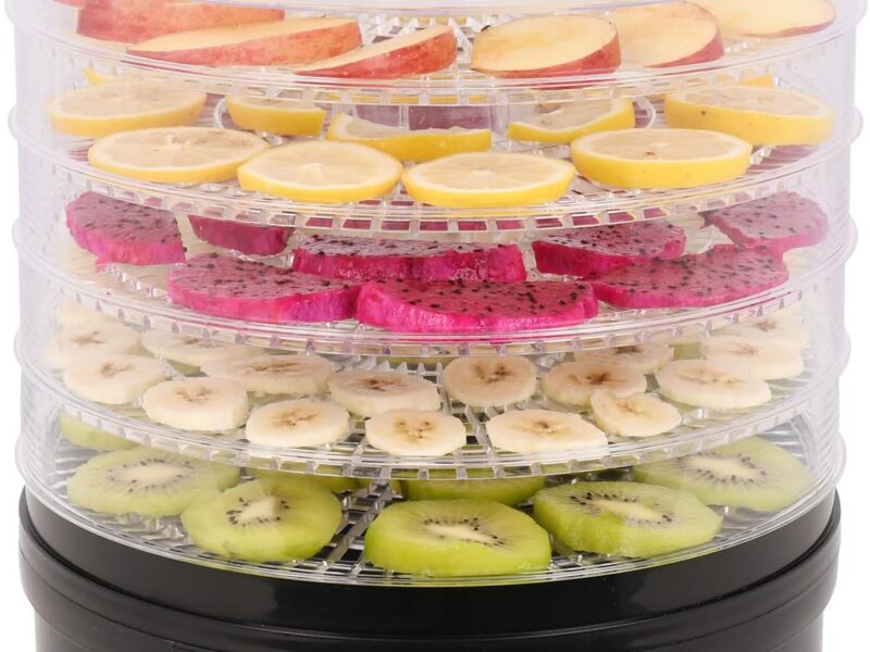 5-Layer Food Dehydrator, Adjustable Temperature Food Dryer