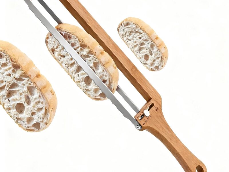Adjustable Serrated Blade Bread Slicer