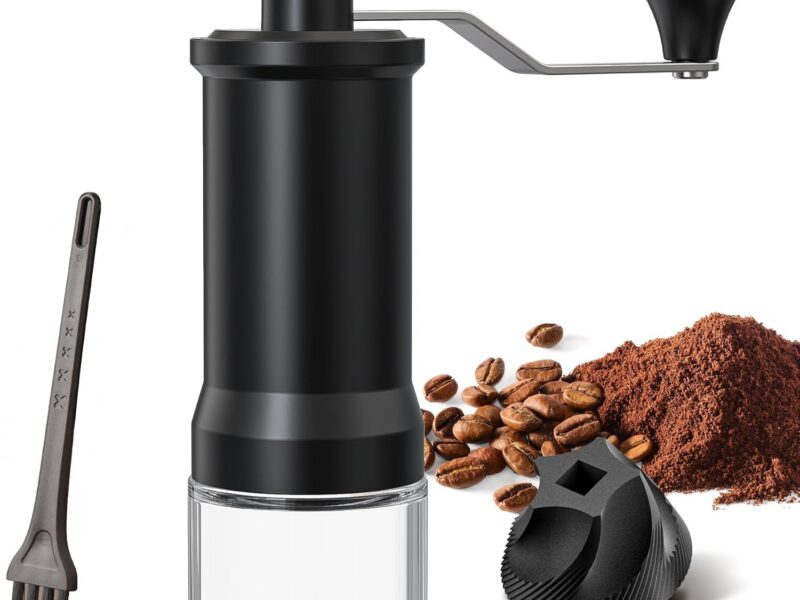 ANNIVERS Manual Ceramic Burr Coffee Grinder