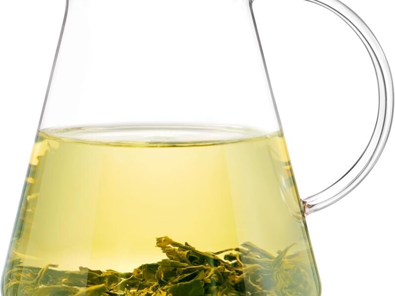 CNGLASS One-Touch Borosilicate Tea Kettle, 1200ml