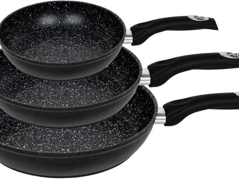 Healthy Choice Forged Nonstick Frypan Set, 3 Piece