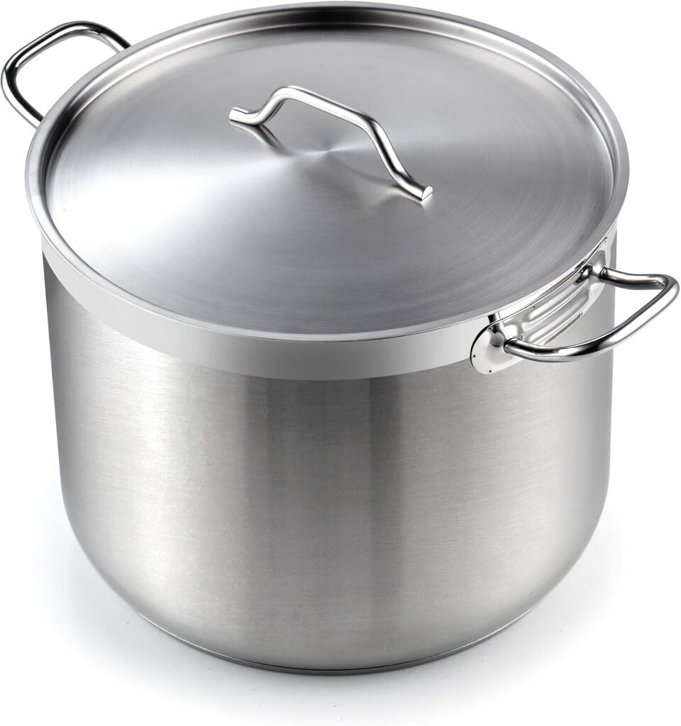 Cooks Standard Professional Stainless Steel Stockpot, 30 Quart, Lid