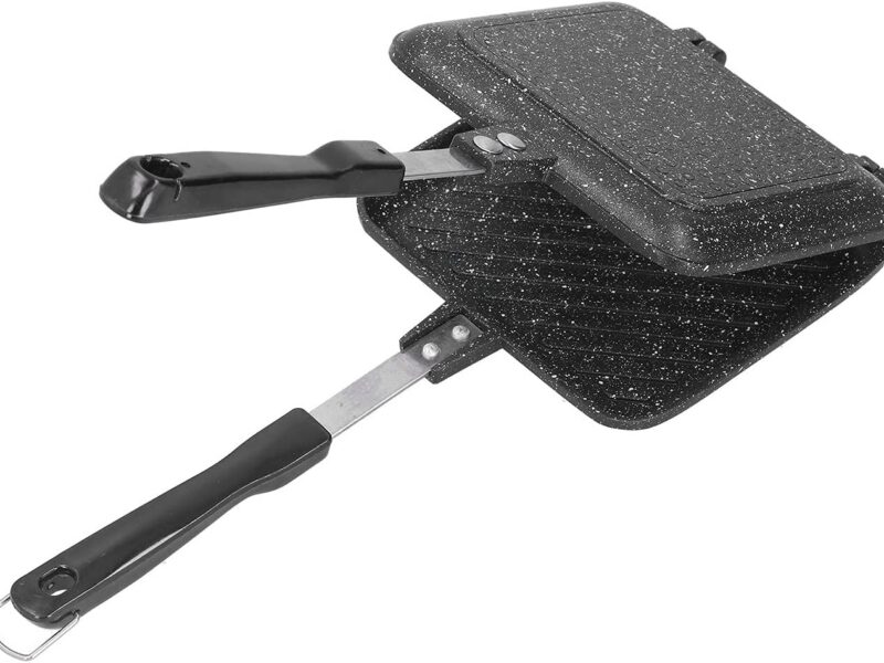 Joyzan Double-Sided Stovetop Sandwich Maker, Nonstick Toasted Frying Pan