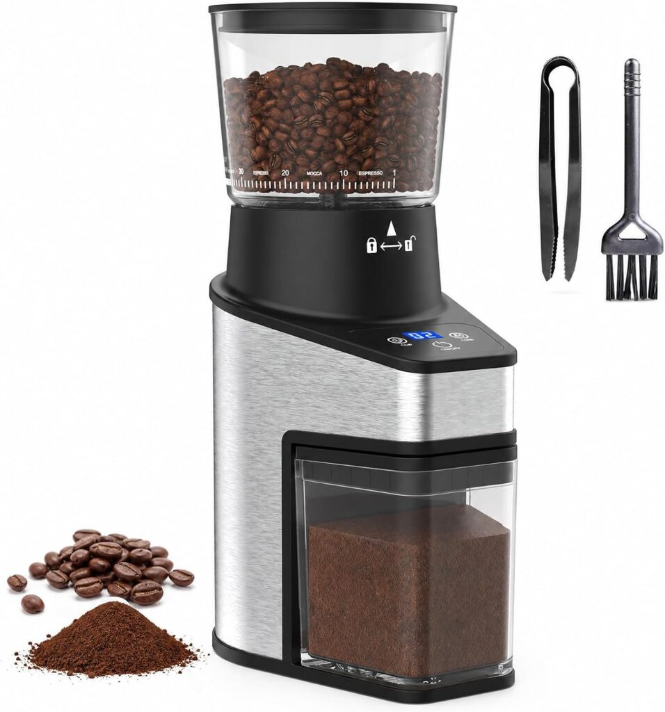 YOPOWER 60 Setting Burr Coffee Grinder