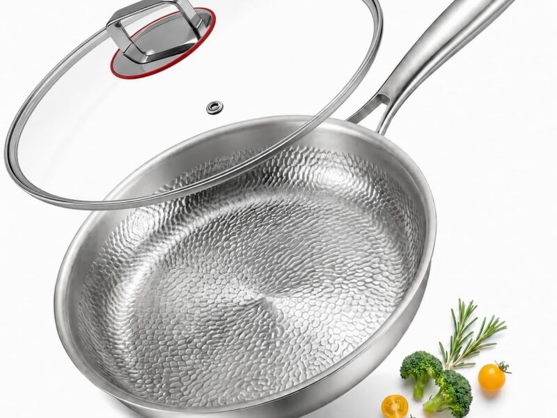Titanium Non-Coated Frying Pan, 11 Inch