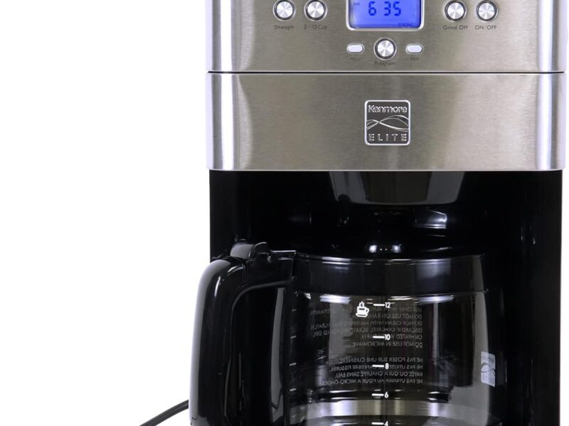 Kenmore Elite Programmable Grind & Brew Coffee Maker, 12 Cup
