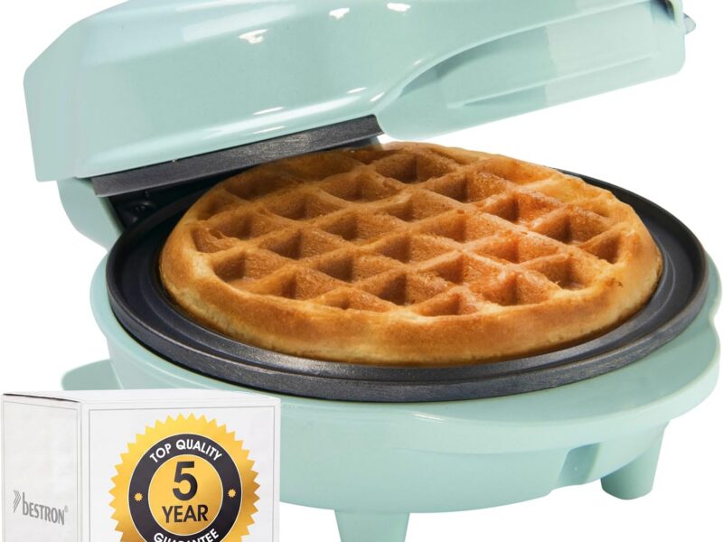 Bestron 550W Mini Classic Waffle Maker