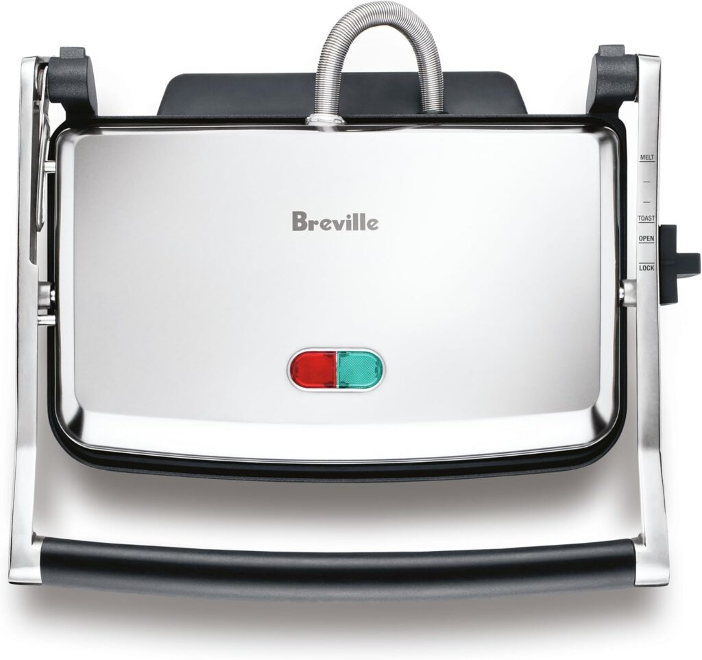 Breville Toast & Melt Stainless Steel Sandwich Press