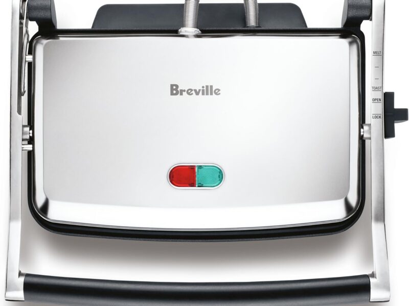 Breville Toast & Melt Stainless Steel Sandwich Press