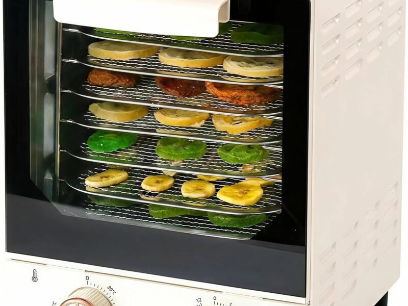 Stainless Steel 8-Tray Food Dehydrator, Multi-Level Dryer