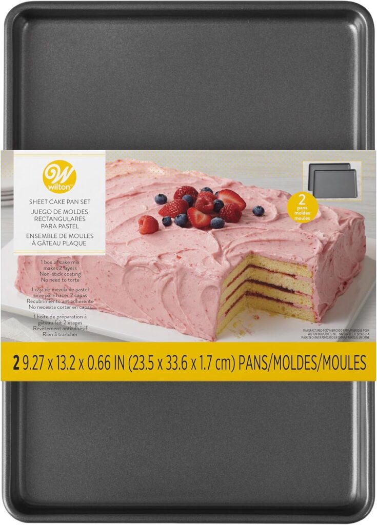 Wilton Easy Layers Two-Piece Sheet Cake Pan Set