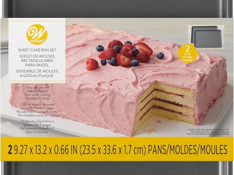 Wilton Easy Layers Two-Piece Sheet Cake Pan Set