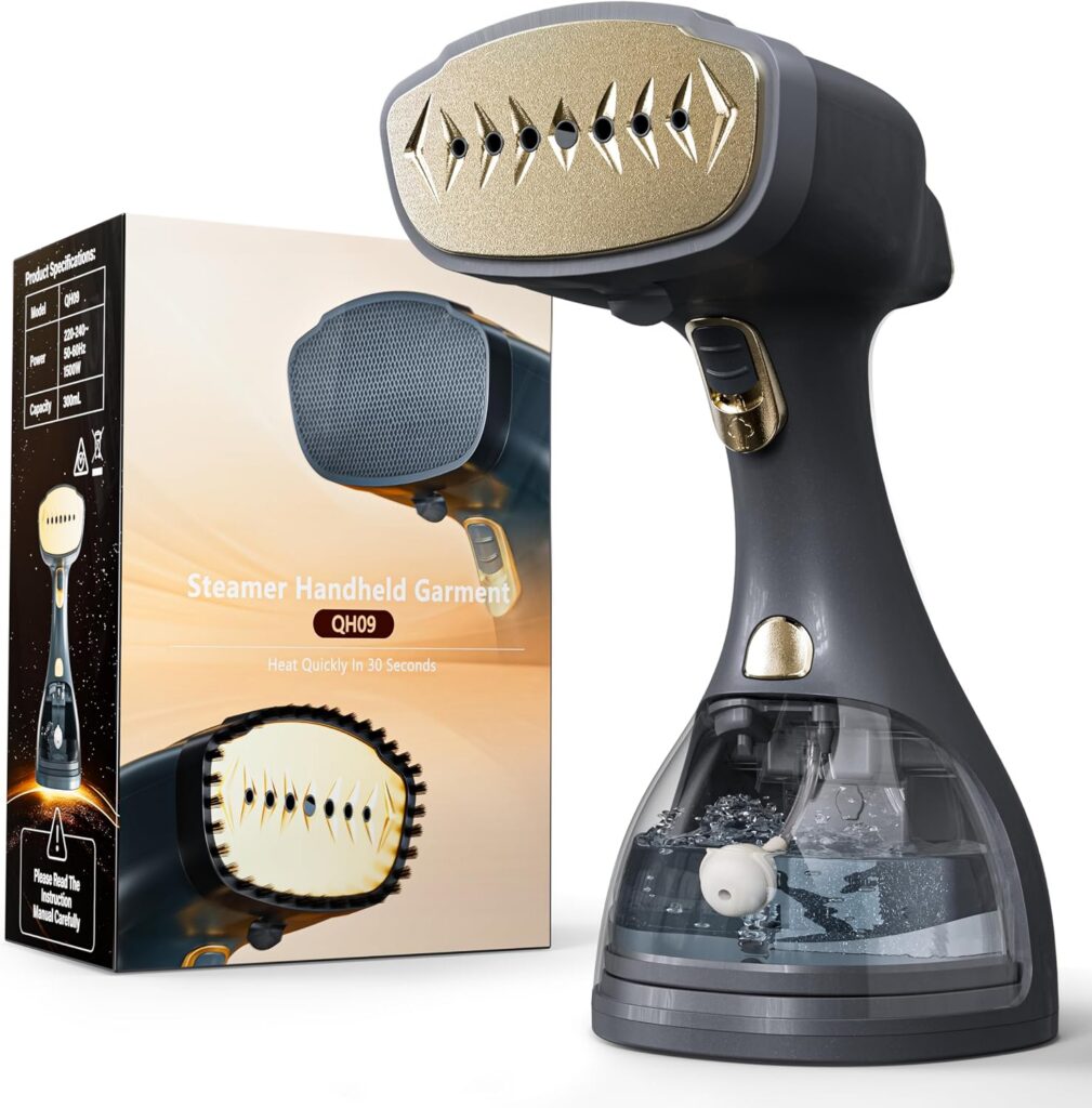 1500W Handheld Garment Steamer with 300ml Tank