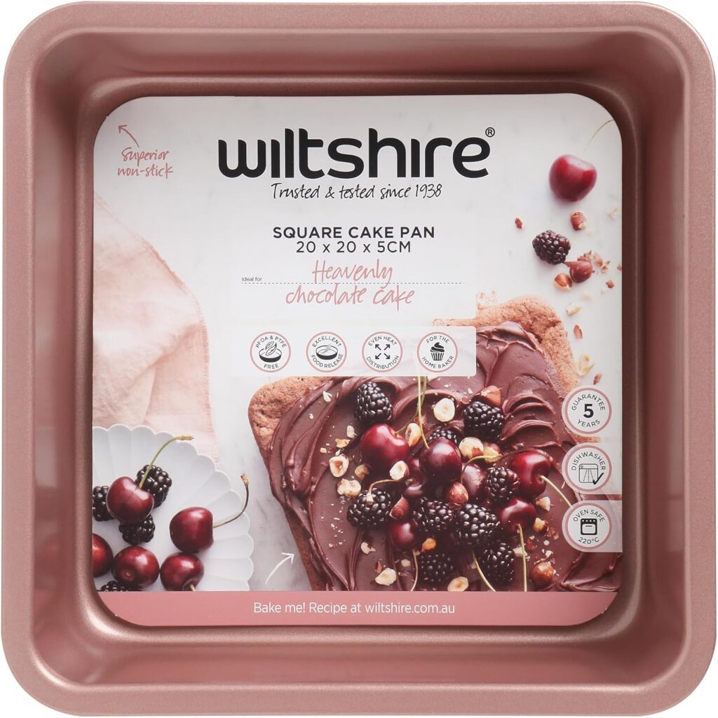 Wiltshire Rose Gold Square Cake Tin
