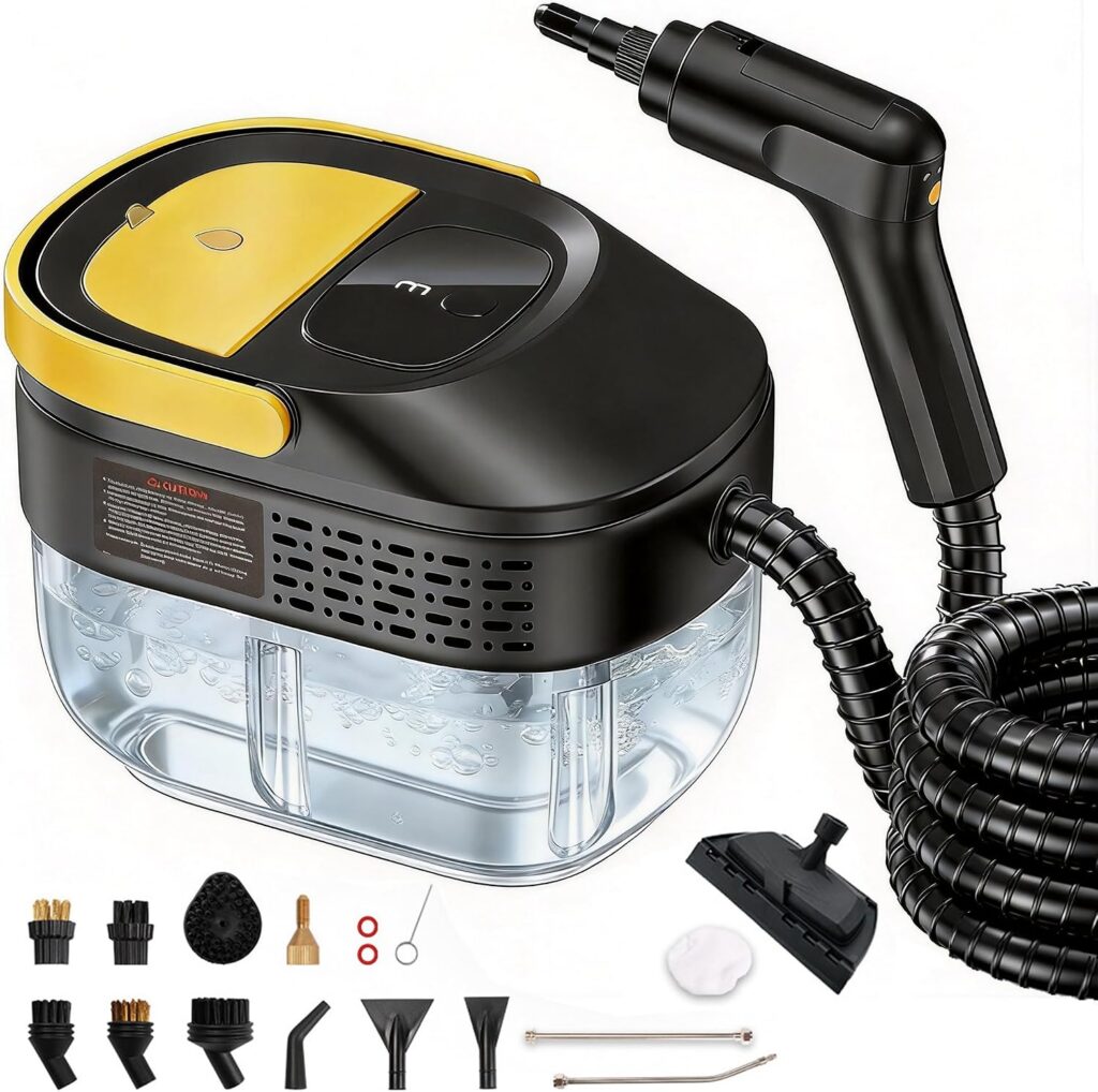 Portable Handheld Steam Cleaner with 16 Accessories