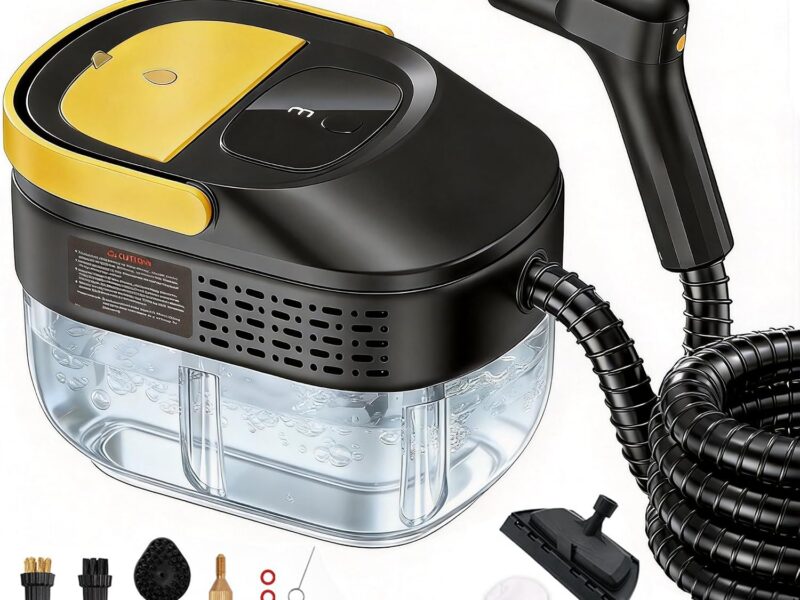 Portable Handheld Steam Cleaner with 16 Accessories