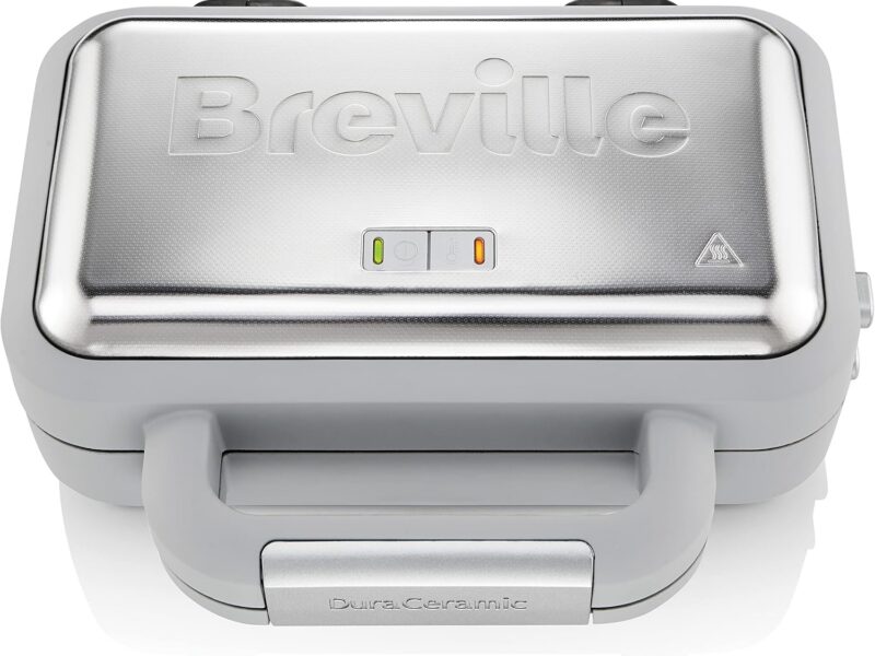 Breville DuraCeramic Waffle Iron with Removable Plates