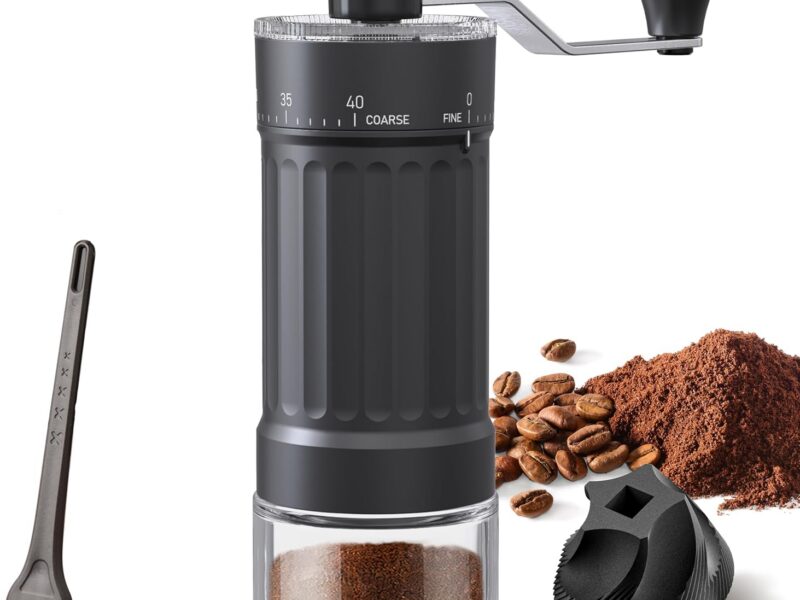 KharWette 25g Manual Ceramic Burr Coffee Grinder