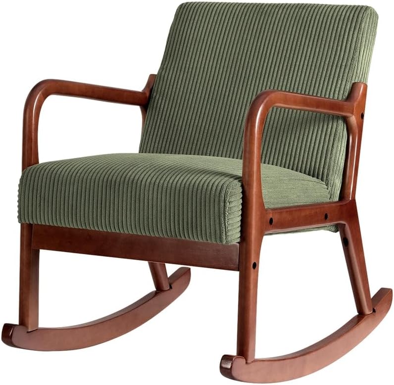 Artiss Corduroy Rocking Armchair