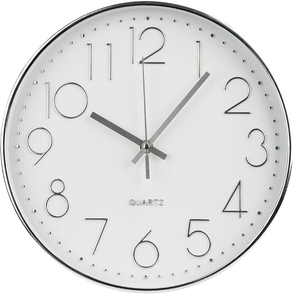 bakbrand Raised Dial Quartz Wall Clock