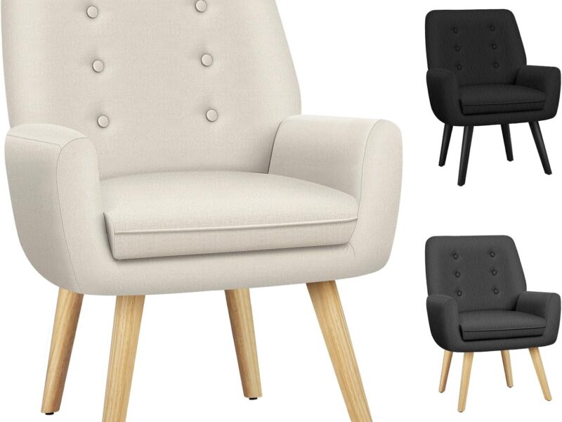 ALFORDSON Dolph Button Tufted Armchair