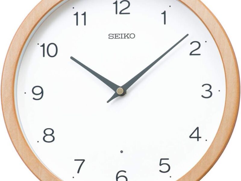 Seiko KX267B Natural Wood Wall Clock