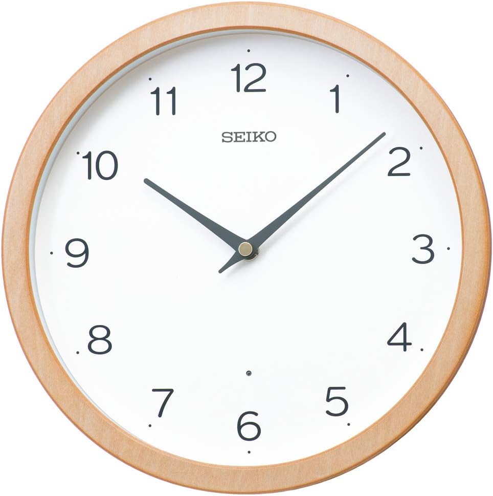 Seiko KX267B Natural Wood Wall Clock