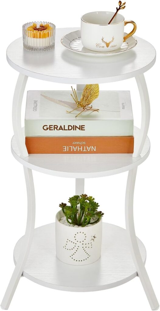 Zexvida Clear Acrylic Design Side Table
