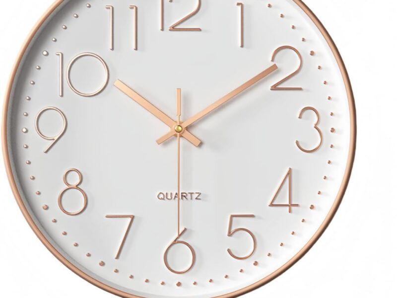 SXSWNSDLX Quiet Classroom Wall Clock