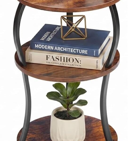 Zexvida Clear Acrylic Design Side Table Model 42